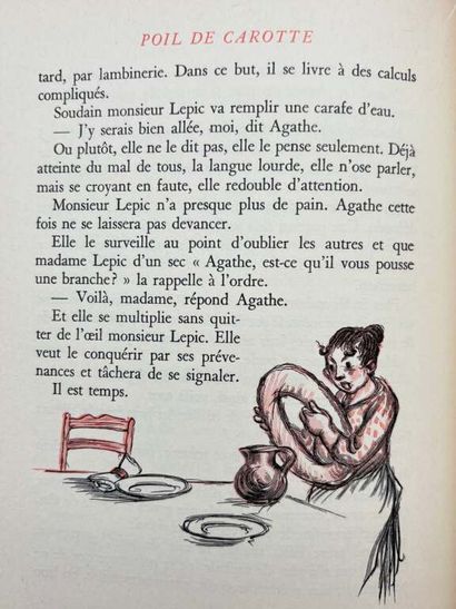 RENARD, Jules et POULBOT. Poil de carotte.

Edité...