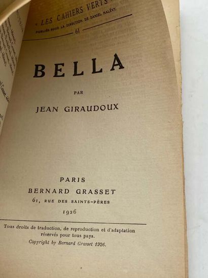 GIRAUDOUX, Jean. 3 first editions with dispatches.

Collection...