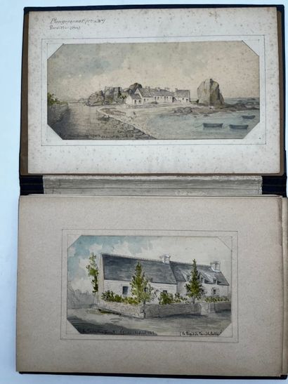FRENCH ECOLE (19th century). Booklet of 46...