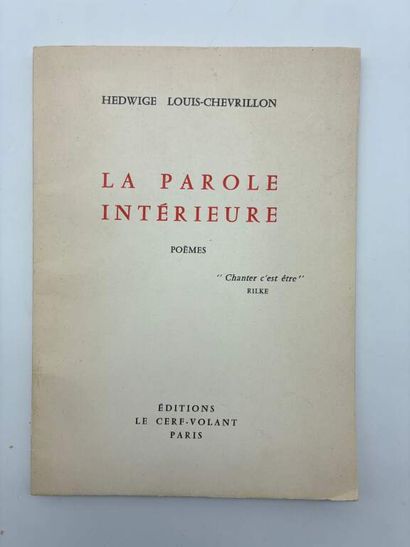 [POÉSIE]. Ensemble de six recueils du XIXe...