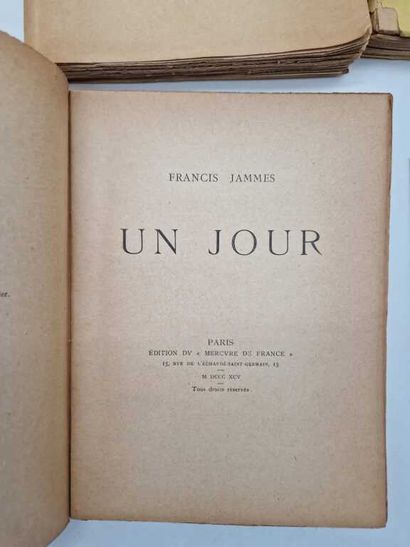[POESIE]. Ensemble de 4 ouvrages brochés...