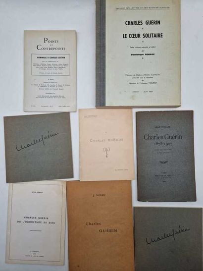 GUERIN, Charles]. Ensemble de 7 ouvrages...
