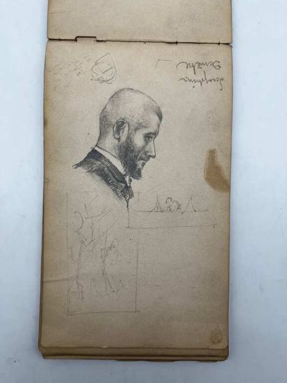 FRENCH ECOLE (19th century). Booklet of 53...