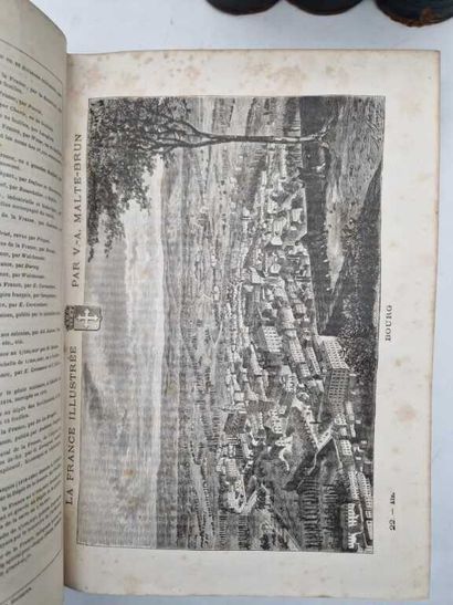 MALTE-BRUN, Victor Adolphe. La France Illustrée....