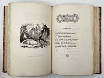 LA FONTAINE, Jean de et GRANDVILLE, Jean-Jacques....