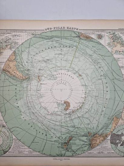 STIELER, Adolf. Hand-Atlas über Alle Thelle...
