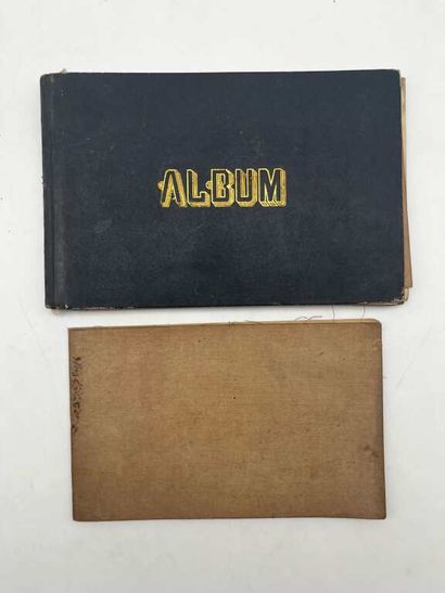 FRENCH ECOLE (19th century). Two notebooks...