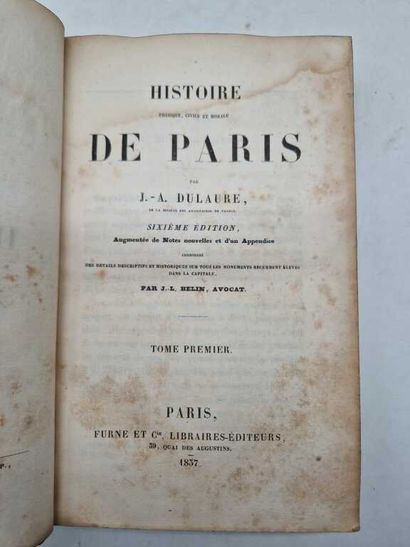 DULAURE, Jacques-Antoine. Physical, civil...