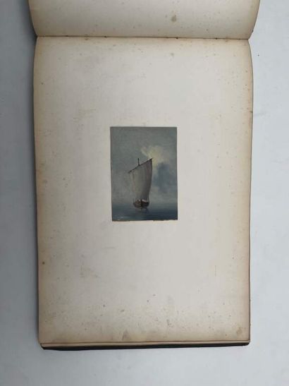 FRENCH ECOLE (19th century). Booklet of 20...