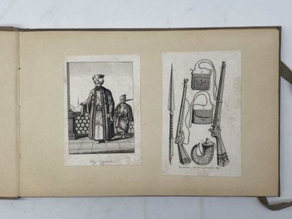 [EGYPT]. 43 mounted prints.
In-8 oblong,...