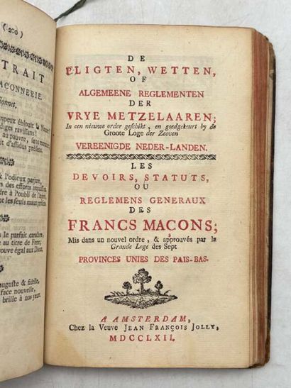 [FREEMASONRY]. Recueil de chansons, des Francs-Maçons....