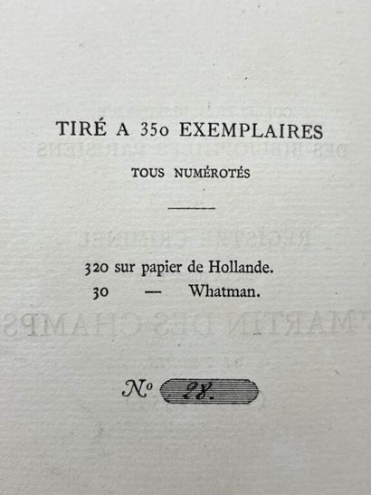 TANON, Louis. Registre criminel de la justice...