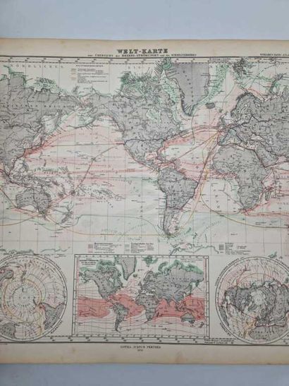 STIELER, Adolf. Hand-Atlas über Alle Thelle...