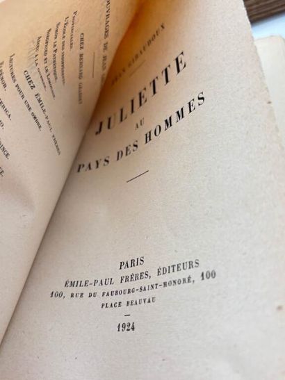 GIRAUDOUX, Jean. 4 novels, including on Japon...