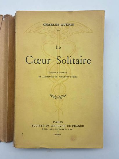 GUÉRIN, Charles. Réunion de trois volumes...