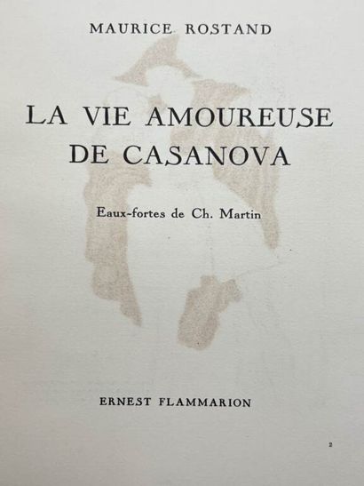 [LITTERATURE]. Réunion de 3 ouvrages des...