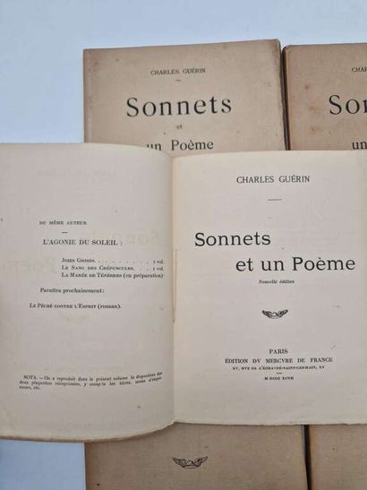GUERIN, Charles. Sonnets et un Poème.

Paris,...