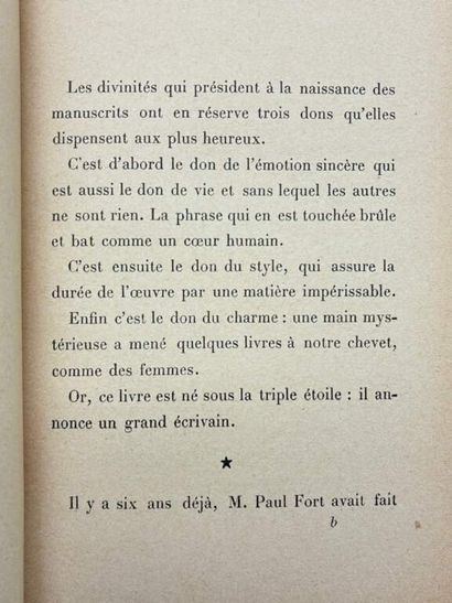 FORT, Paul. Ballades françaises.
Paris, Société...