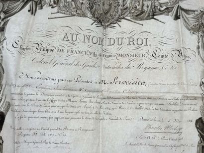 [MILITARIA]. Brevet d'octroi de Décoration...