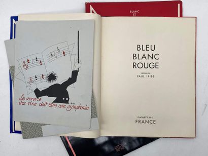 [OENOLOGIE - NICOLAS]. Blanc et Rouge - Bleu...