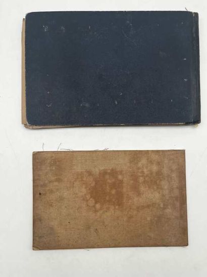 FRENCH ECOLE (19th century). Two notebooks...