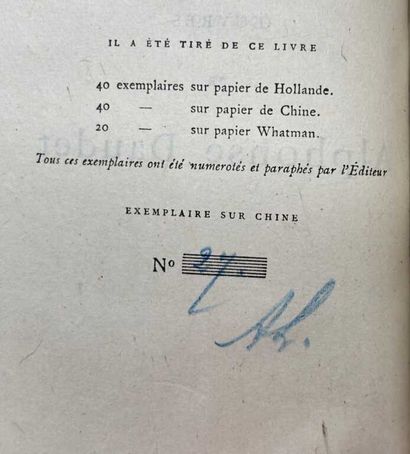 DAUDET, Alphonse. 7 novels and plays by Alphonse...