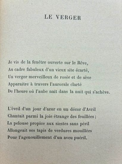 RÉGNIER, Henri de. Épisodes, Sites et Sonnets.

Edité...