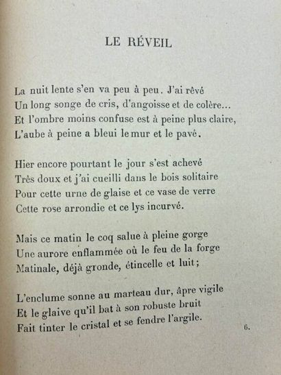 RÉGNIER, Henri de. Les Médailles d'argile...