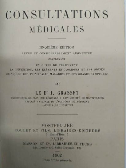 GRASSET, Joseph. Set of 11 volumes including:...