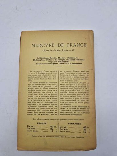 GUERIN, Charles. Le Cœur Solitaire.

Paris,...