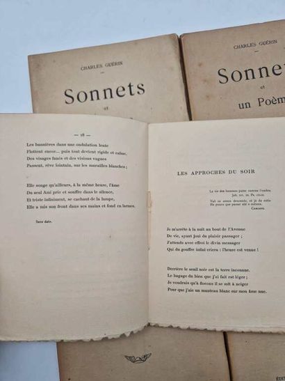GUERIN, Charles. Sonnets et un Poème.

Paris,...