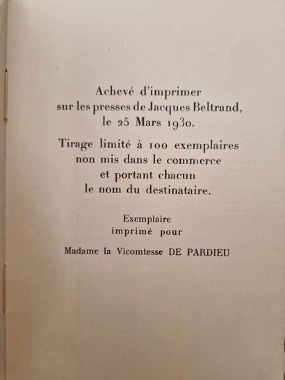 PHILIPON, René. Médaillons.
Vertcœur, Jacques...