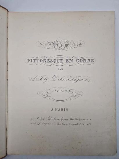 LA VAUBIGNON, Adrien Joly de. Voyage Pittoresque...