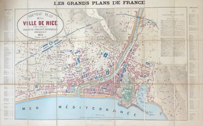 [PLAN]. Nouveau plan de la ville de Nice.
Edité...