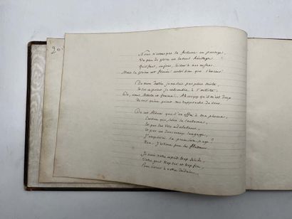 FRENCH ECOLE (19th century). Booklet of 42...