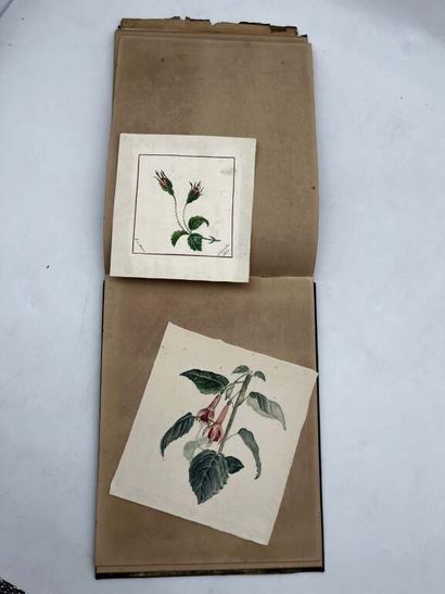 FRENCH ECOLE (19th century). Booklet of 36...