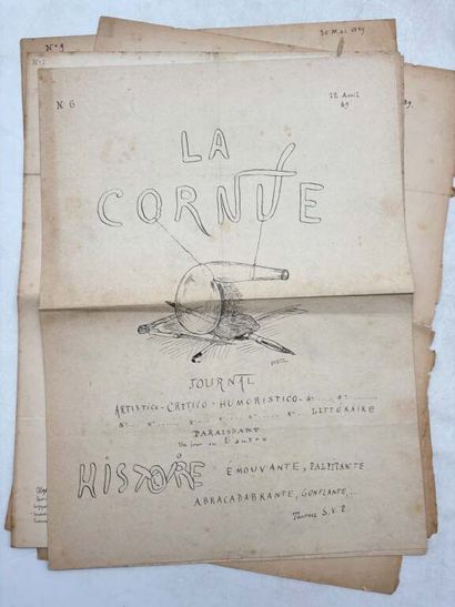 [PRESSE SATIRIQUE]. GUGUSSE. La Cornue. Journal...