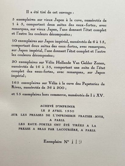 [LITTERATURE]. Réunion de 3 ouvrages des...