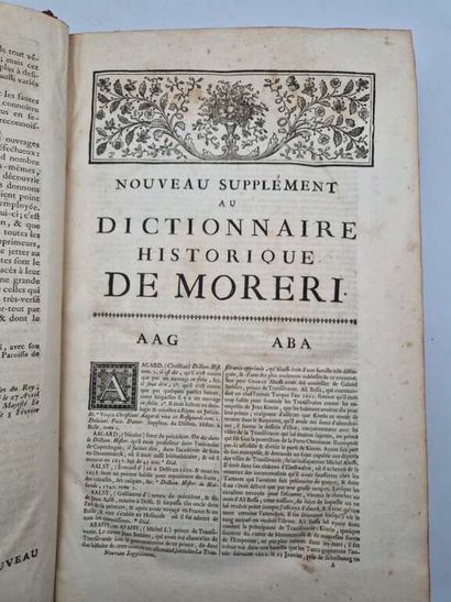 MORERI, Louis. Le Grand Dictionnaire Historique,...