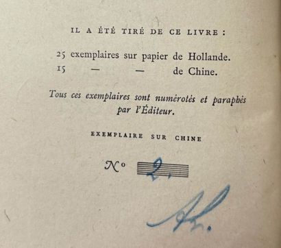 GONCOURT, Edmond et Jules de. 5 novels by...