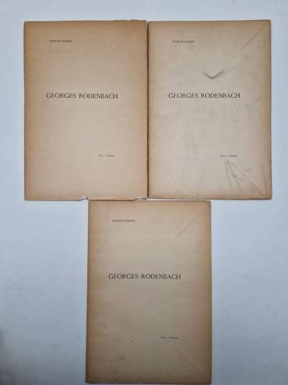 GUERIN, Charles. Georges Rodenbach.

S. l.,...