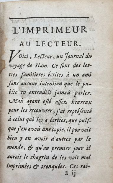 CHOISY, François Timoléon de. Journal du...