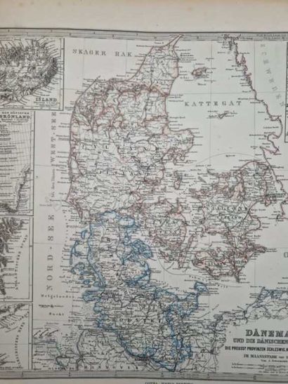 STIELER, Adolf. Hand-Atlas über Alle Thelle...