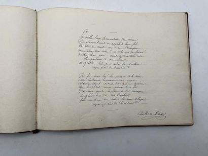 FRENCH ECOLE (19th century). Booklet of 42...