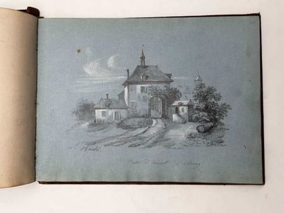 FRENCH ECOLE (19th century). Booklet of 42...