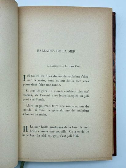 FORT, Paul. Ballades françaises.
Paris, Société...