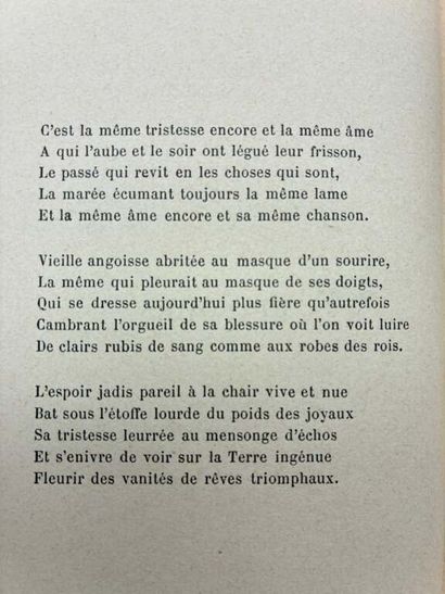 RÉGNIER, Henri de. Épisodes, Sites et Sonnets.

Edité...
