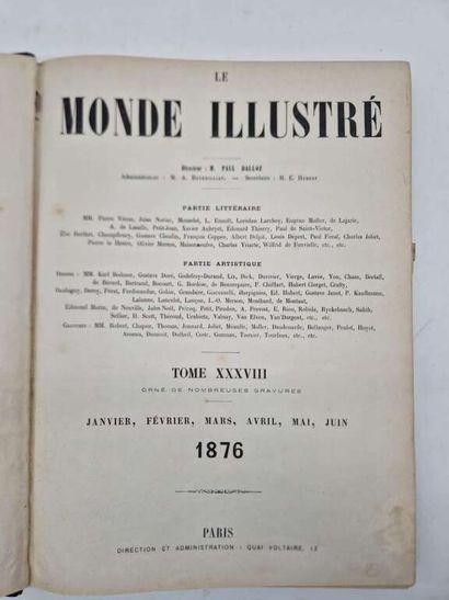 [REVUE]. Le Monde Illustré. Tome XXXVIII.
Paris,...