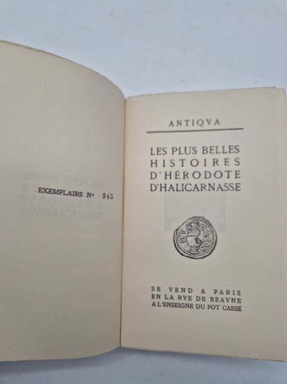 HERODOTE. Les plus belles histoires d'Hérodote...