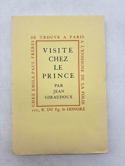 GIRAUDOUX, Jean. Berlin.
Paris, Émile-Paul...